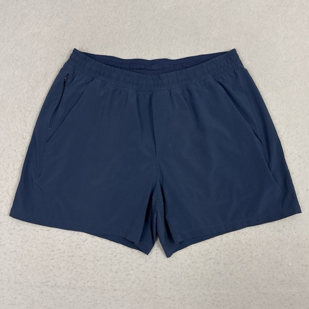 Lululemon Pace Breaker Shorts Men’s XL Navy Blue 5 Inch Lined Running